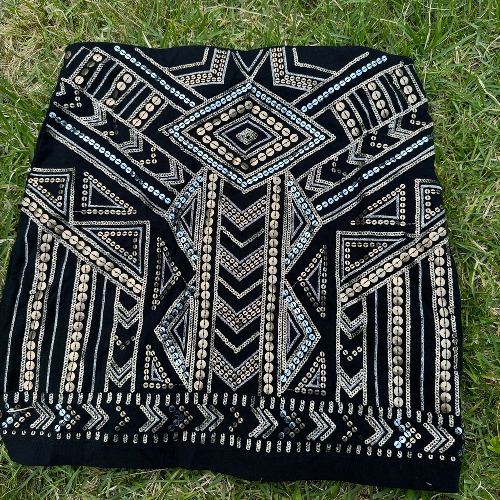 Express sequined skirt